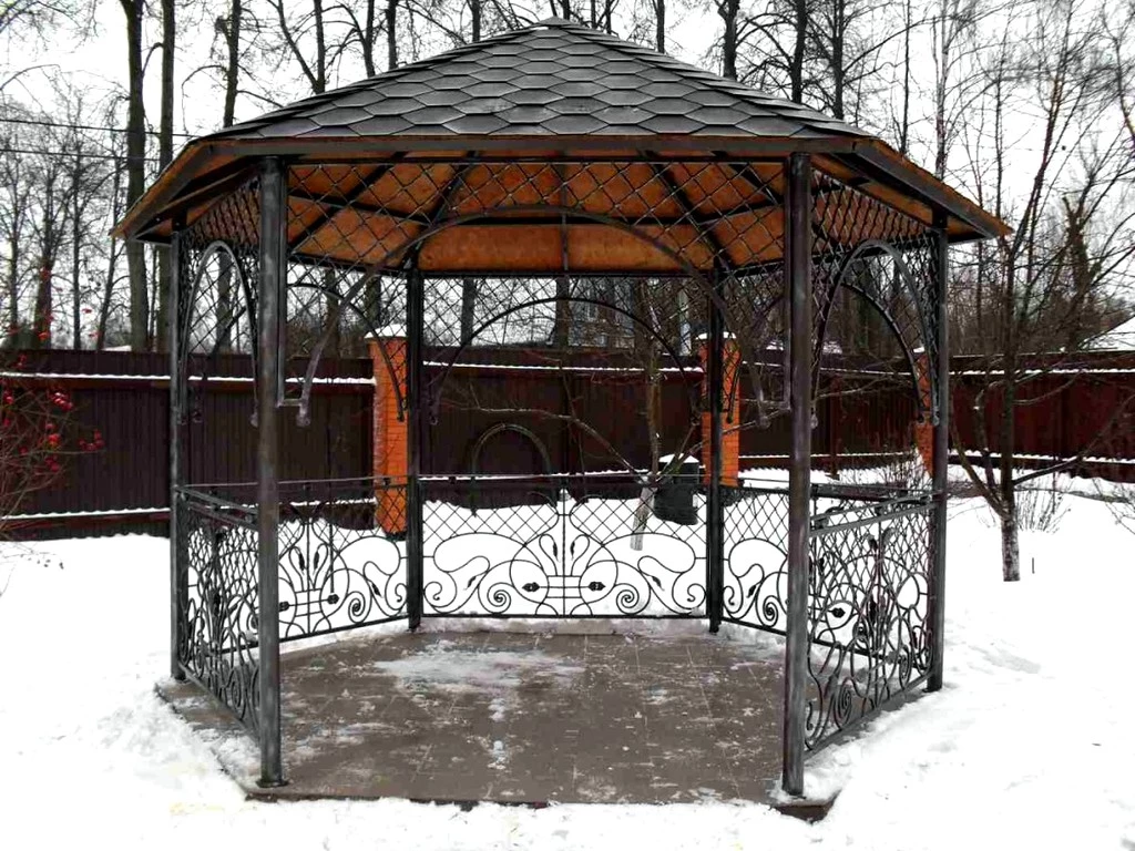 Кованые беседки
