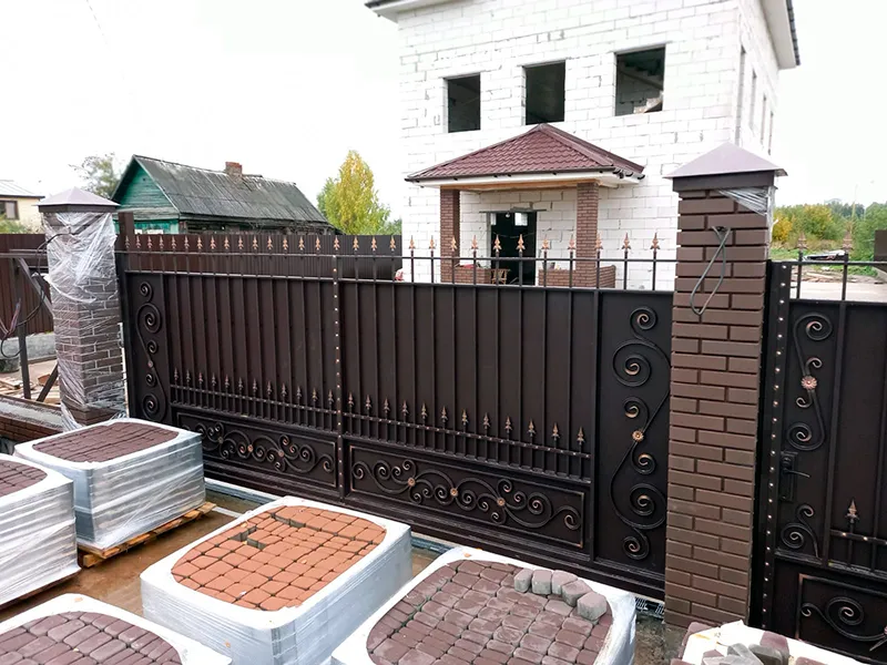 Кованые ворота