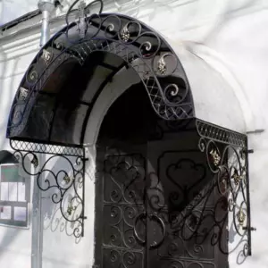 Кованые козырьки №4