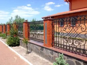 Кованый забор №7