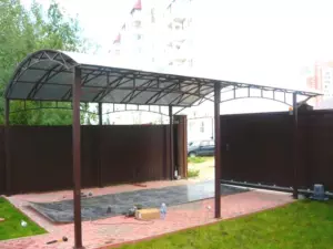 Кованый навес №14